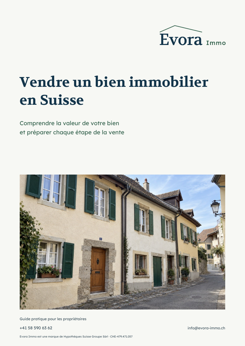 Couverture du guide Evora Immo sur la vente immobilière